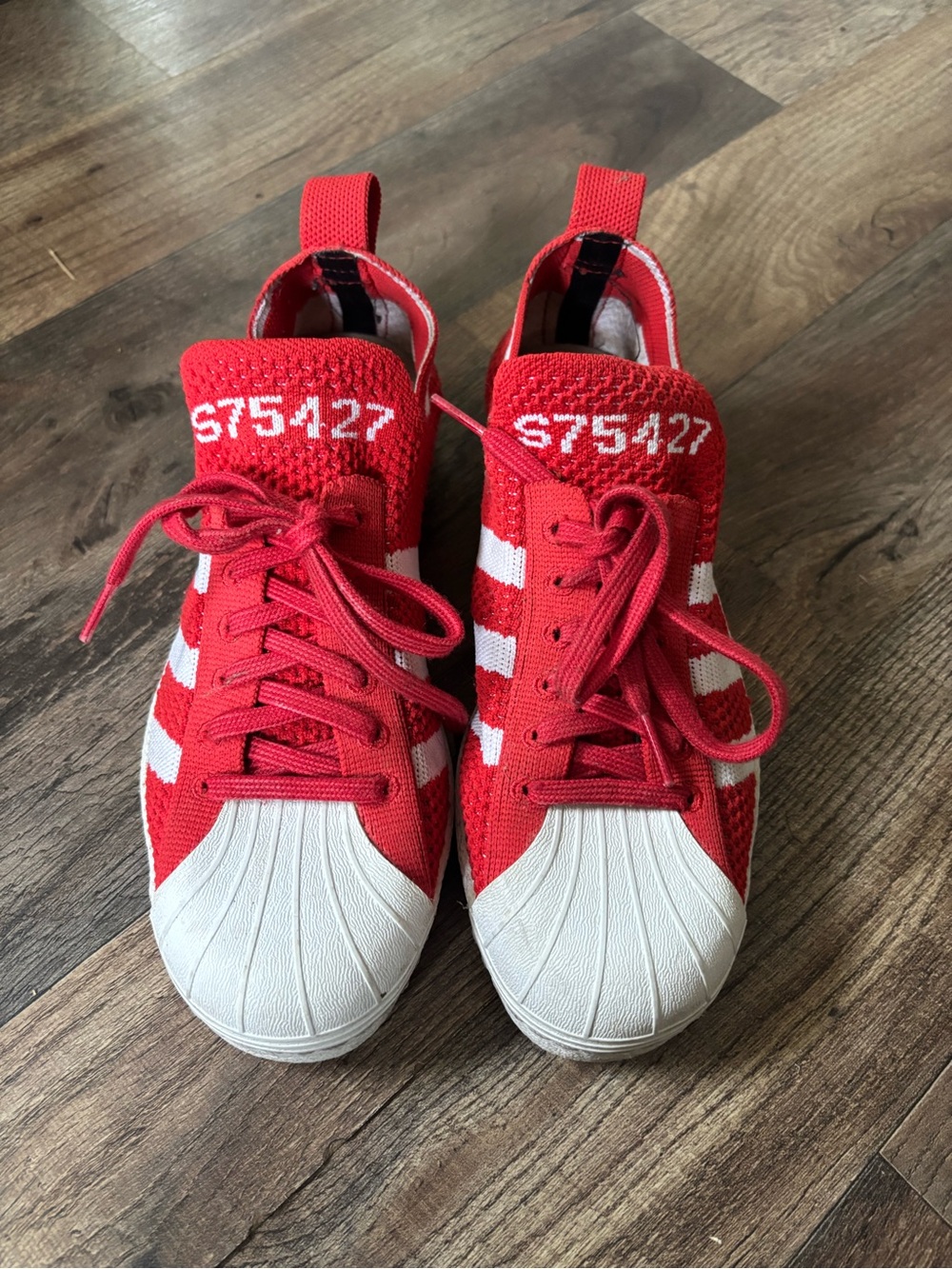 ADIDAS 80’s superstar primknit sneakers